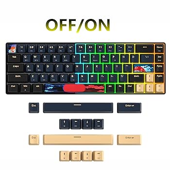 Amazon.com: surmen GT68 65% Wireless Mechanical Gaming